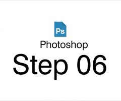 Photoshop Step06 コンテンツ・フッターの作成